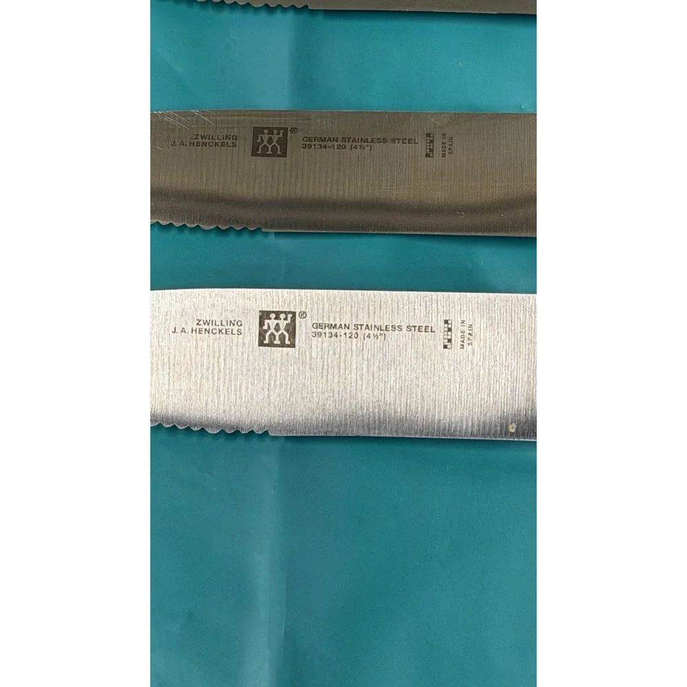 Zwilling J.A. Henckels Sonoma Steak Knives Set of 3 Serrated Wood Handle‎